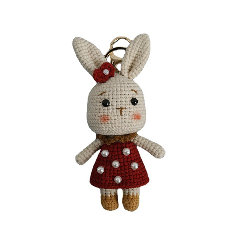 Pearl Rabbit Keychain
