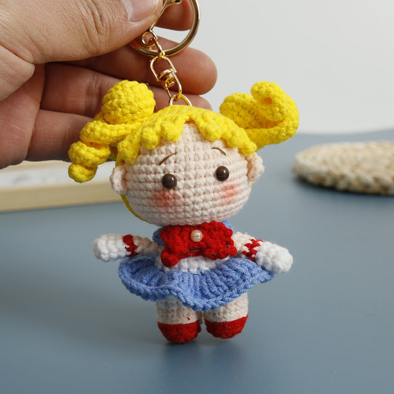 Cute girl keychain