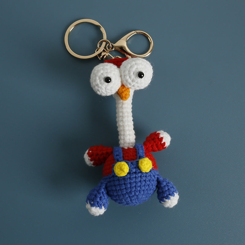 Long-necked chicken pendant
