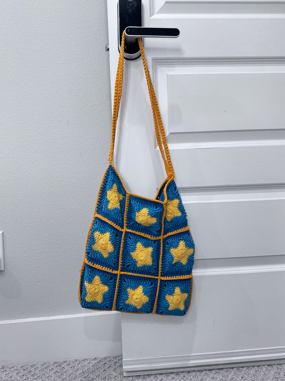 Sun, Moon & Stars Crochet Blanket – Finished Throw or Yarn + PDF Kit