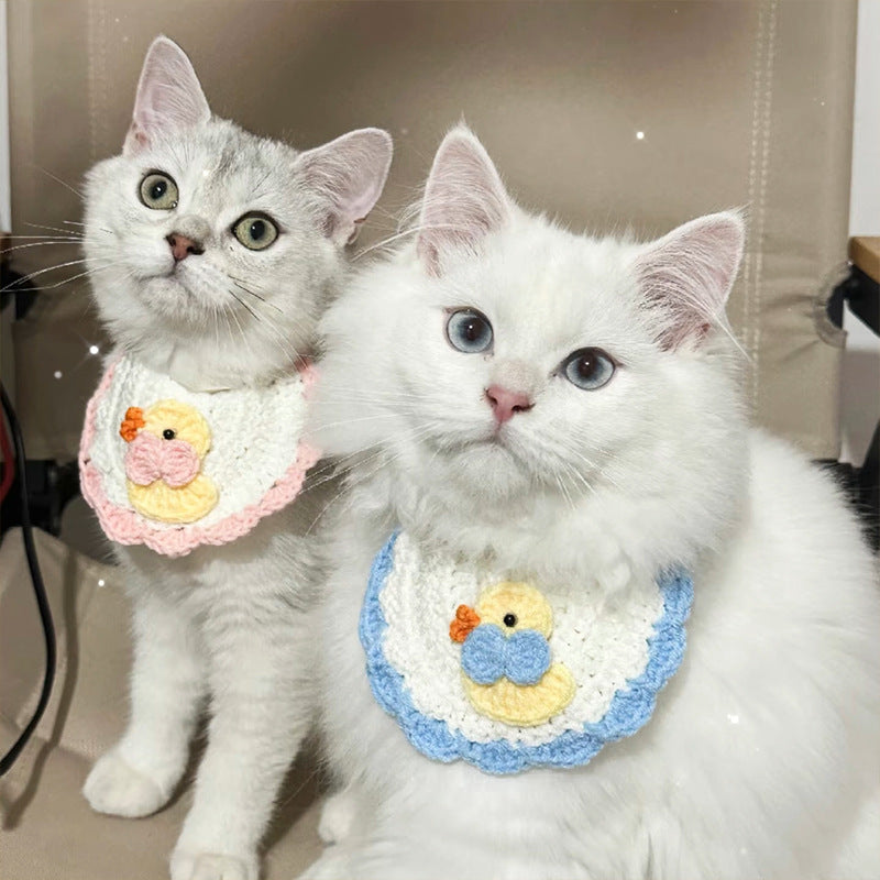 Birthday Crochet Pet Set – Hat & Collar Combo