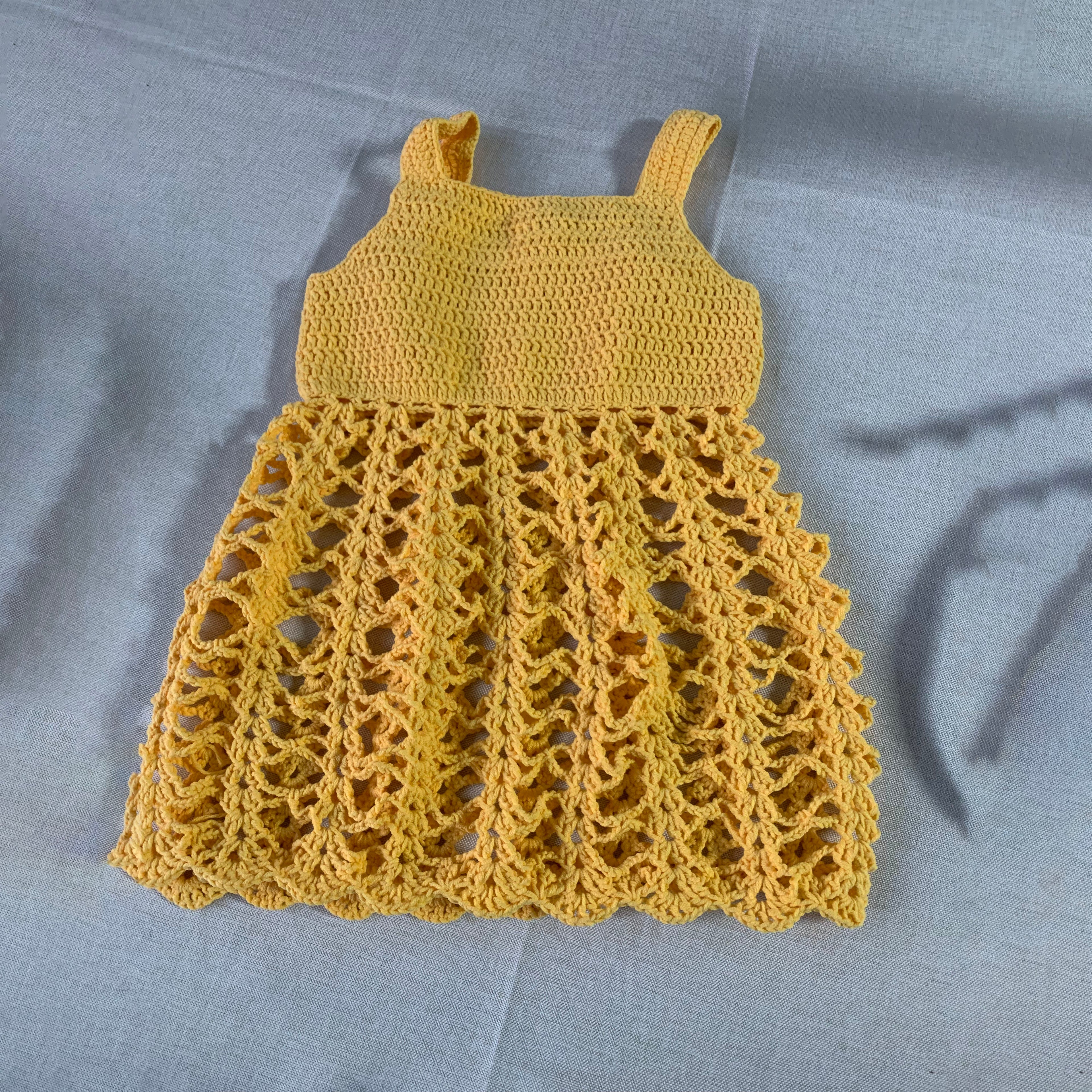 Crochet Bee Dress Pattern & Video Tutorial