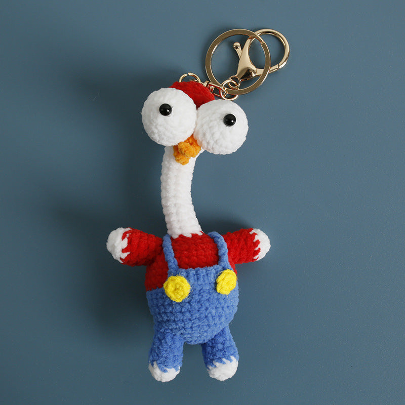 Long-necked chicken pendant