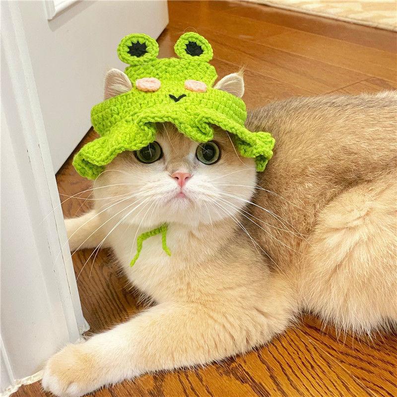 Cute Crochet Pet Collar Collection – Multiple Styles for Cats & Small Dogs