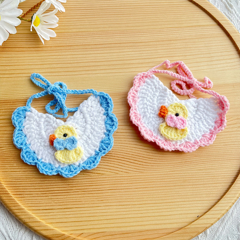 Birthday Crochet Pet Set – Hat & Collar Combo