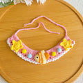 Ocean Crochet Pet Collar – Fish & Star Cute Design