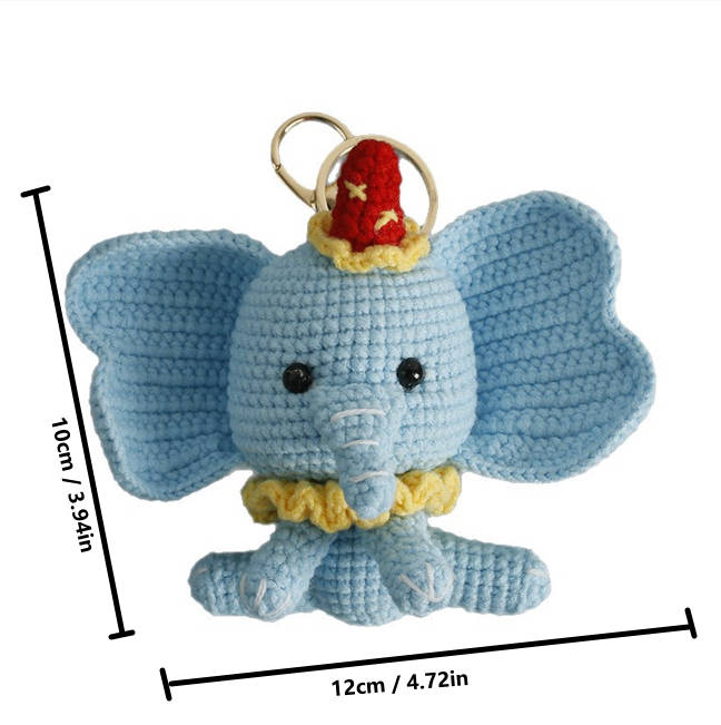 Elephant-shaped hanging ornament