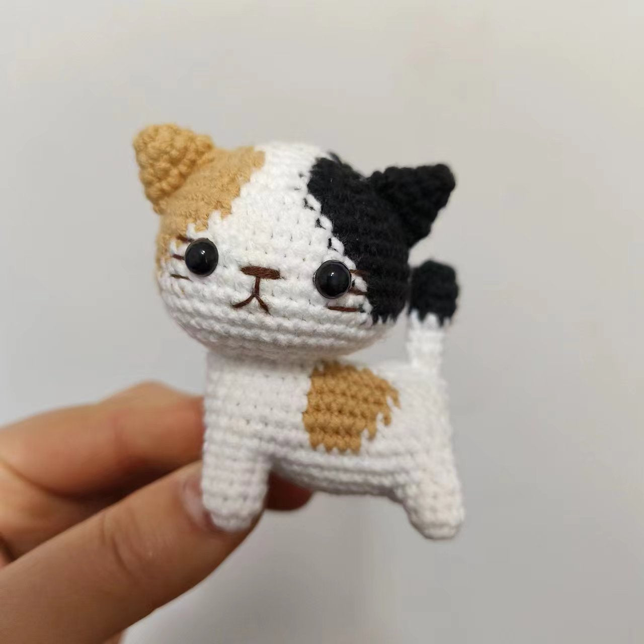 Handmade Crochet Cat Doll | Cute Mini Amigurumi Plush Toy