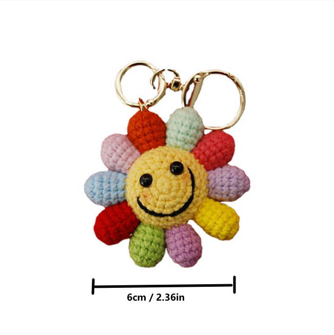 Seven-colored sunflower hanging ornament