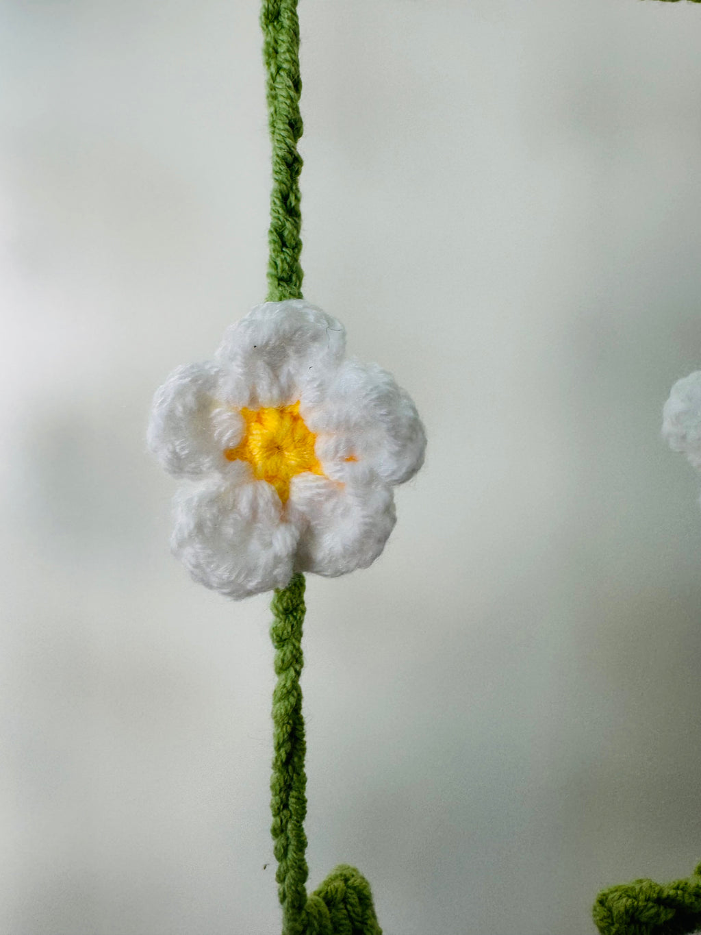 Crochet Flower Door Curtain PDF Pattern