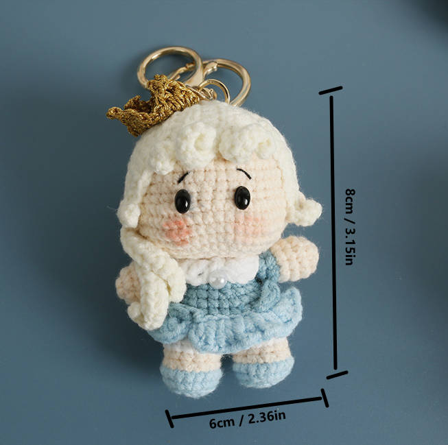 Cute little princess keychain