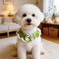 Cute Handmade Crochet Pet Collar – Frog & Bunny Style