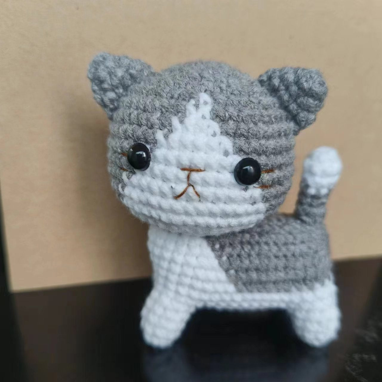 Handmade Crochet Cat Doll | Cute Mini Amigurumi Plush Toy