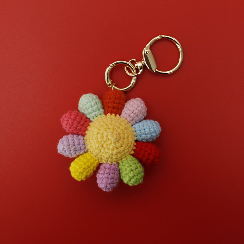 Seven-colored sunflower hanging ornament