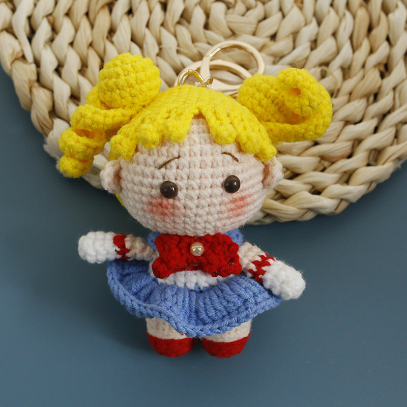Cute girl keychain