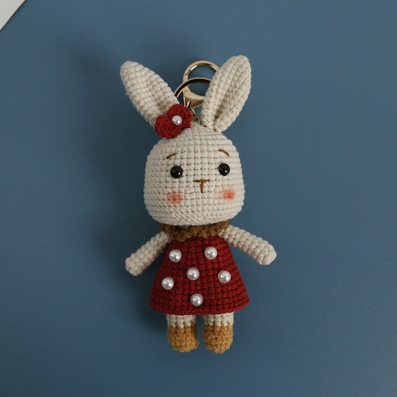 Pearl Rabbit Keychain