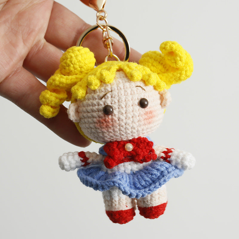 Cute girl keychain