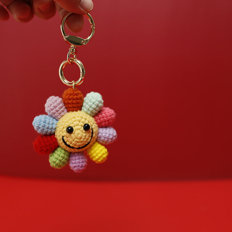 Seven-colored sunflower hanging ornament