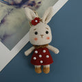 Pearl Rabbit Keychain