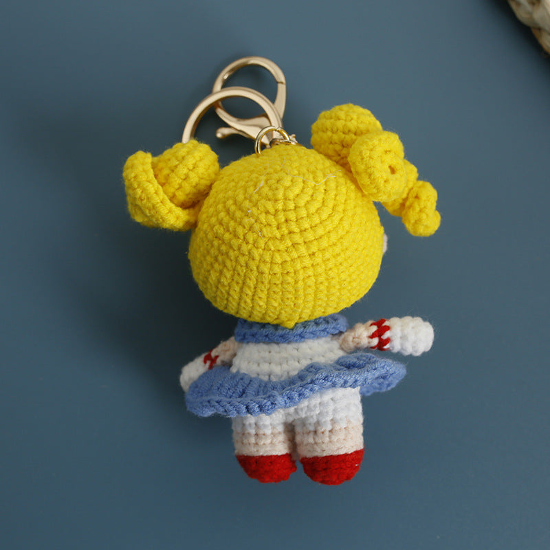 Cute girl keychain