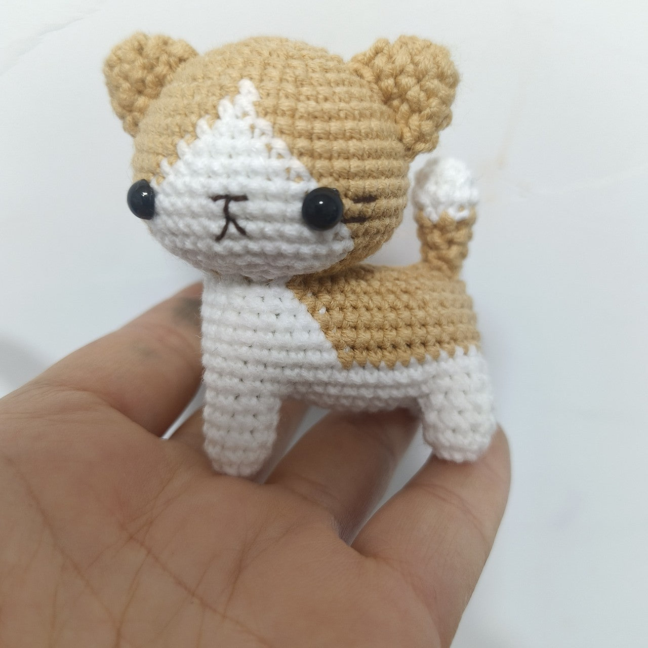 Handmade Crochet Cat Doll | Cute Mini Amigurumi Plush Toy