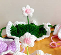 Flower Crochet Pet Hat – Cute Daisy Top Design
