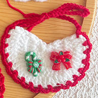 Christmas Crochet Pet Collar – Festive Holiday Edition
