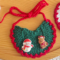 Christmas Crochet Pet Collar – Festive Holiday Edition