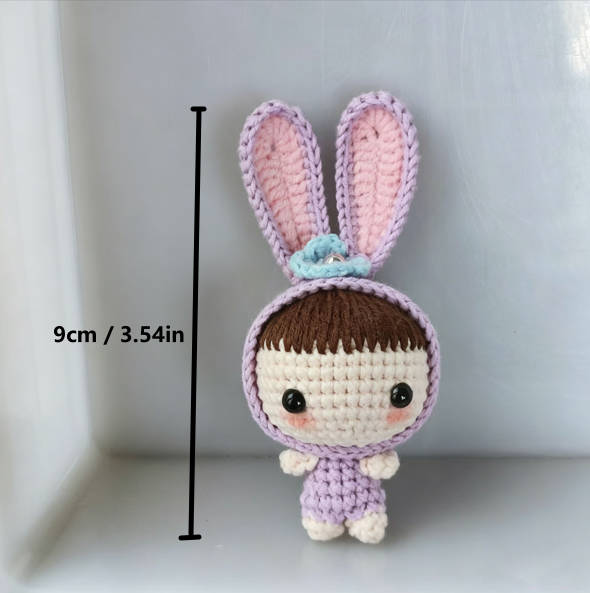 Handmade Crochet Character Doll | Cute Mini Amigurumi Plush Toy