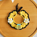 Bee Crochet Pet Collar – Cute Handmade Design