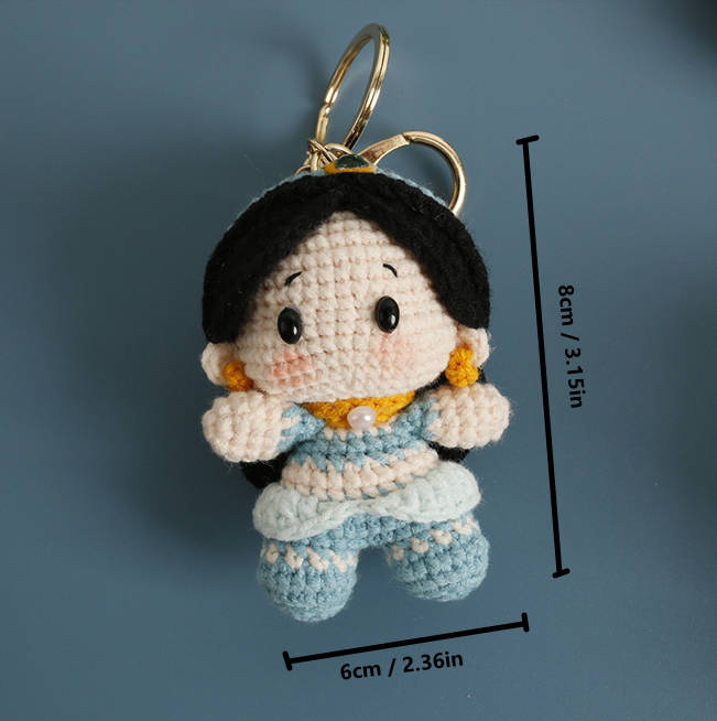 Cute little princess keychain