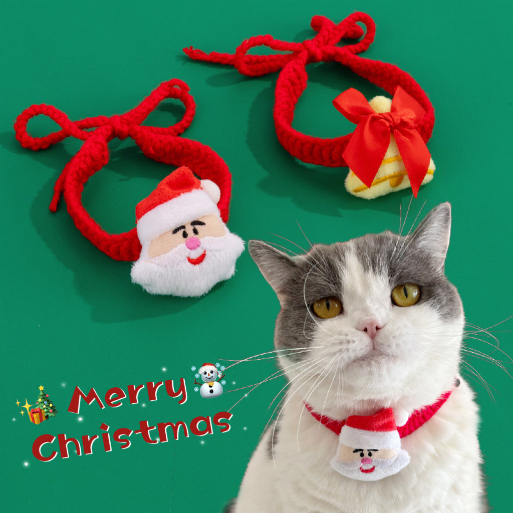 Christmas Pet Collar with Cute Characters – Santa, Reindeer & Holiday Designs