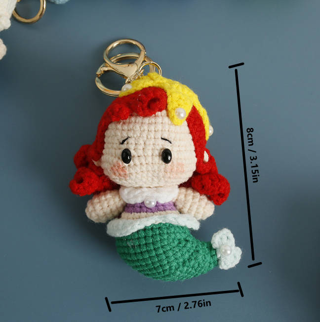 Cute little princess keychain