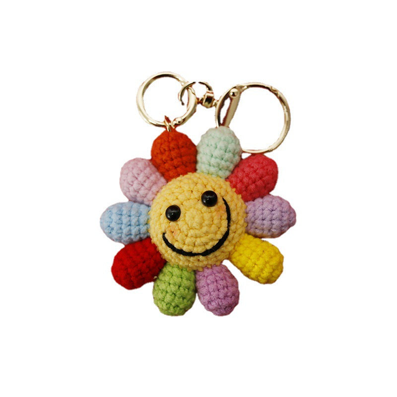Seven-colored sunflower hanging ornament