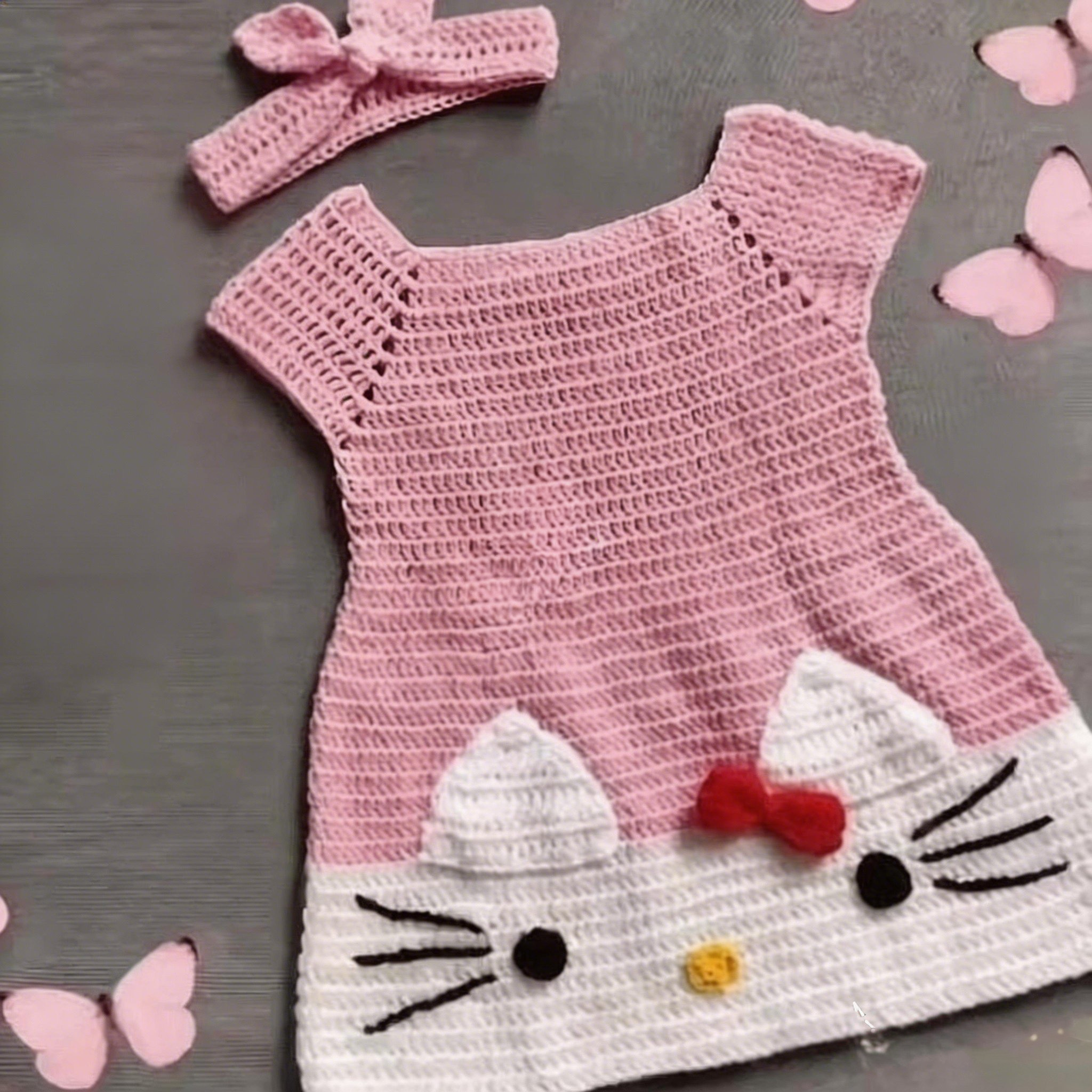 Crochet Cat Dress Pattern & Video Tutorial